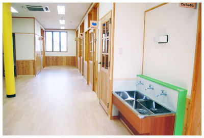 病児保育室「きどっこ」施設内部